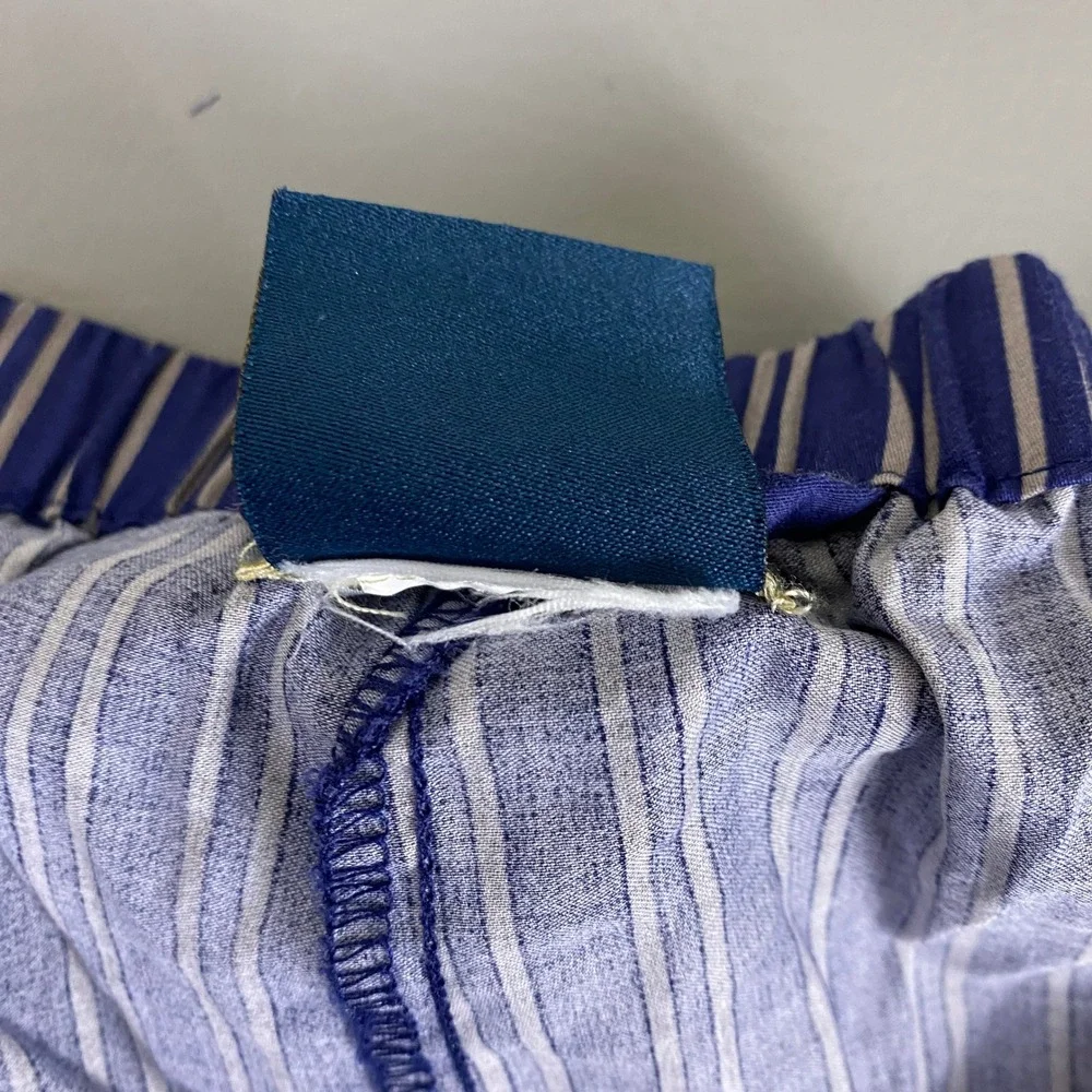 Harry Potter Pottery Barn Teen‎ Pajama Pants Boys Size Medium Striped Blue White
